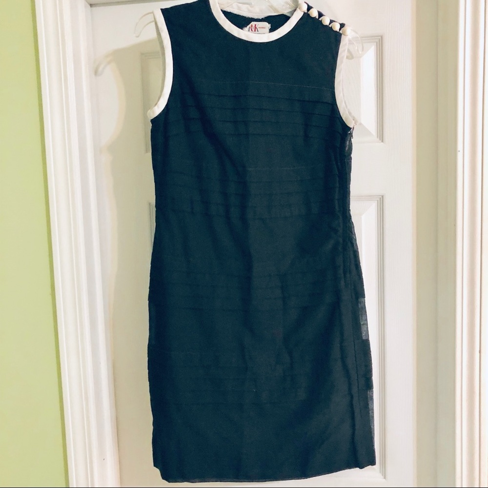 RARE Vintage Linen Fitted Dress